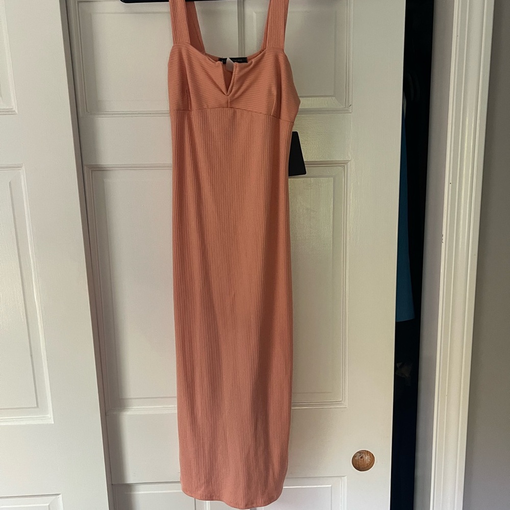 Elegant Peach Dress